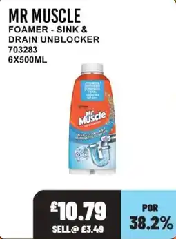 Bestway Mr Muscle foamer - sink & drain unblocker offer