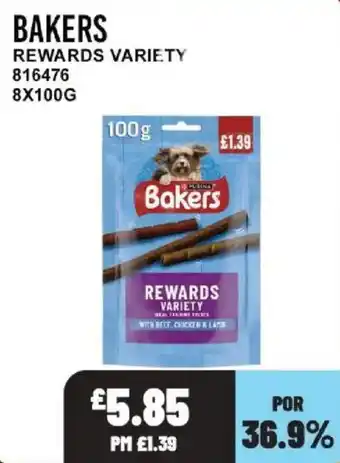 Bestway Bakers rewards variety offer