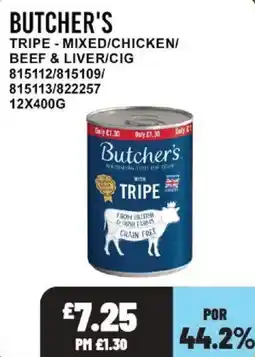 Bestway Butcher's tripe offer