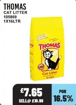 Bestway Thomas cat litter offer
