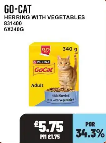 Bestway Go-cat herring with vegetables offer