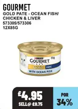 Bestway Gourmet gold pate with ocean fish offer