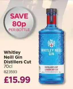 Bestway Whitley Neill Gin Distillers Cut 70cl offer