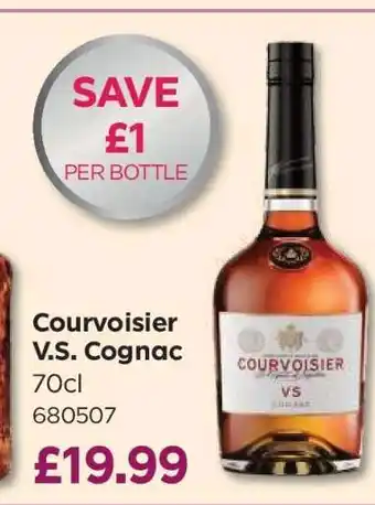 Bestway Courvoisier V.S. Cognac offer