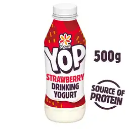 Iceland Yop Strawberry Drinking Yoghurt 500g offer