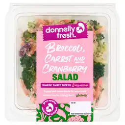 Iceland Donnelly Fresh Broccoli, Carrot and Cranberry Salad 200g offer
