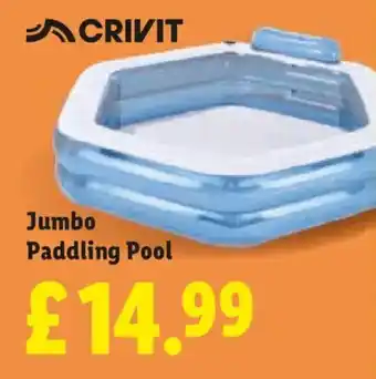 Crivit jumbo paddling pool