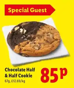 Lidl Chocolate Half & Half Cookie offer