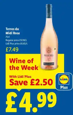 Lidl Terres du Midi Rose offer