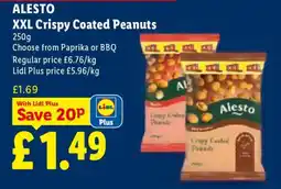 Lidl Alesto xxl crispy coated peanuts offer