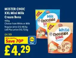 Lidl Mister Choc Cream Bons offer