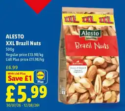 Lidl Alesto XXL Brazil Nuts offer