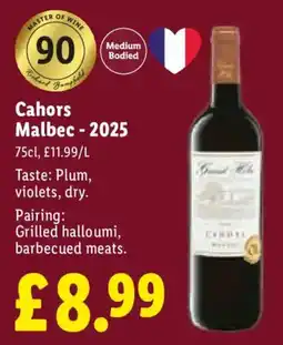 Lidl Cahors Malbec offer