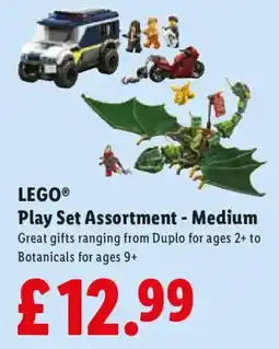 Lidl Lego play set assortment - medium offer