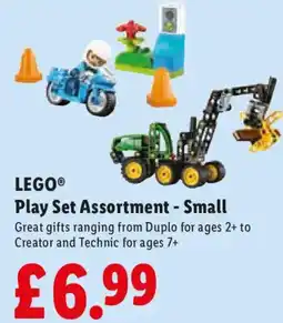 Lidl Lego play set assortment - small offer