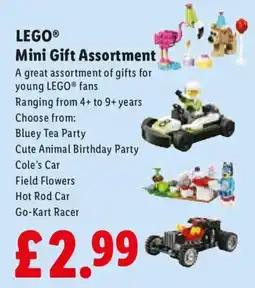 Lidl Lego mini gift assortment offer