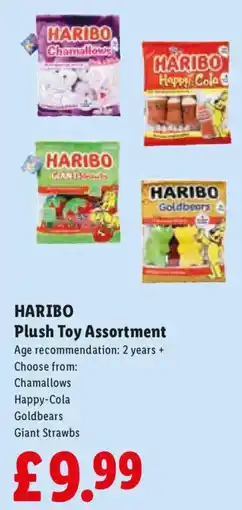 Lidl Haribo plush toy assortment offer