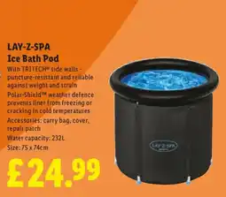 Lidl Lay-z-spa ice bath pod offer