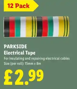 Lidl Parkside electrical tape offer