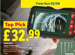 Lidl Parkside Inspection Camera offer