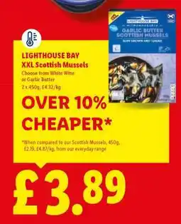 Lidl LIGHTHOUSE BAY XXL Scottish Mussels offer