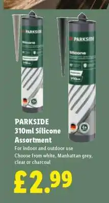 Lidl PARKSIDE 310ml Silicone Assortment offer