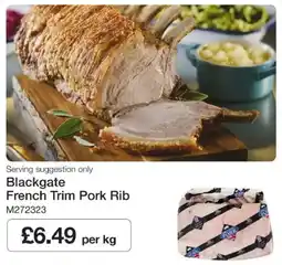 Booker Wholesale Blackgate french trim pork rib offer