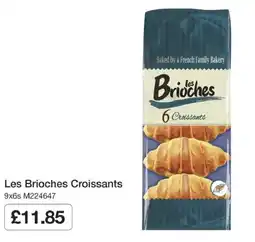 Booker Wholesale Les brioches croissants offer