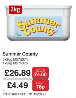 Booker Wholesale Summer County offer