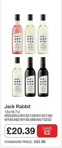 Booker Wholesale Jack Rabbit offer