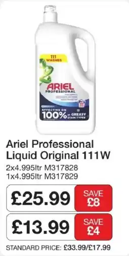 Booker Wholesale Ariel Professional Liquid Original offer