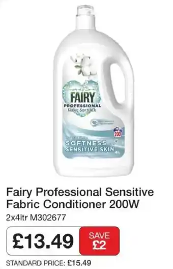 Fairy Professional Sensitive Fabric Conditioner