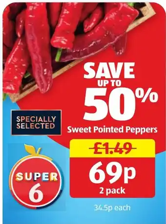 Sweet Pointed Peppers