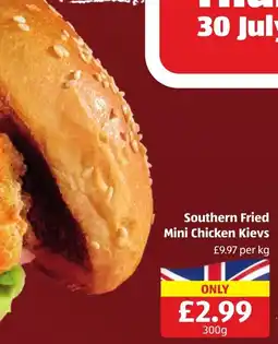 Aldi Southern Fried Mini Chicken Kiev offer