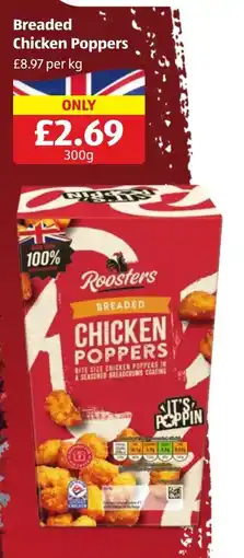 Aldi Roosters breaded chicken poppers offer