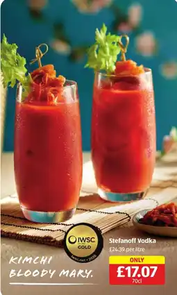Aldi Kimchi bloody mary offer