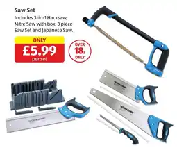 Aldi Workzone saw set offer