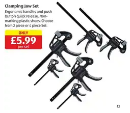 Aldi Clamping Jaw Set offer