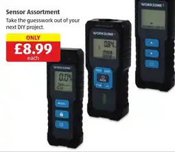 Aldi Workzone sensor assortment offer