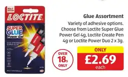 Aldi Loctite glue assortment offer