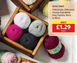Aldi Aran Yarn offer
