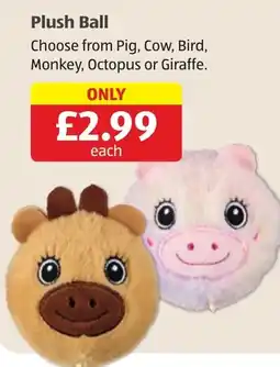 Aldi Plush Ball offer