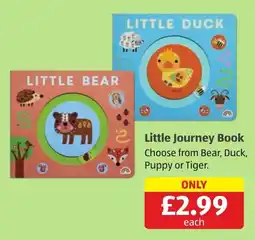 Aldi Little Journey Book offer