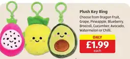 Aldi Plush Key Ring offer
