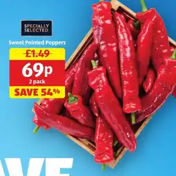 Aldi Sweet Pointed Peppers offer