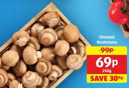 Aldi Chestnut Mushrooms offer