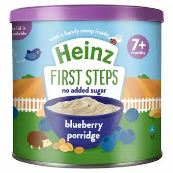 Tesco Heinz Cereal Blueberry Oaty Porridge 240G offer