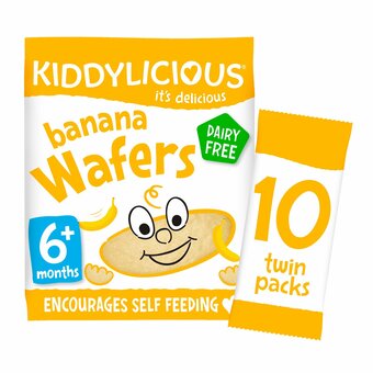 Tesco Kiddylicious Wafers Banana 40G offer