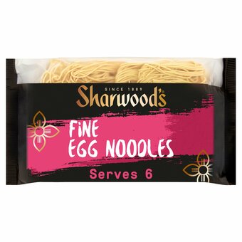 Tesco Sharwoods Fine Egg Noodles 340G offer