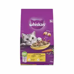 Costco Whiskas 1+ Cat Complete Dry Chicken, 7kg offer
